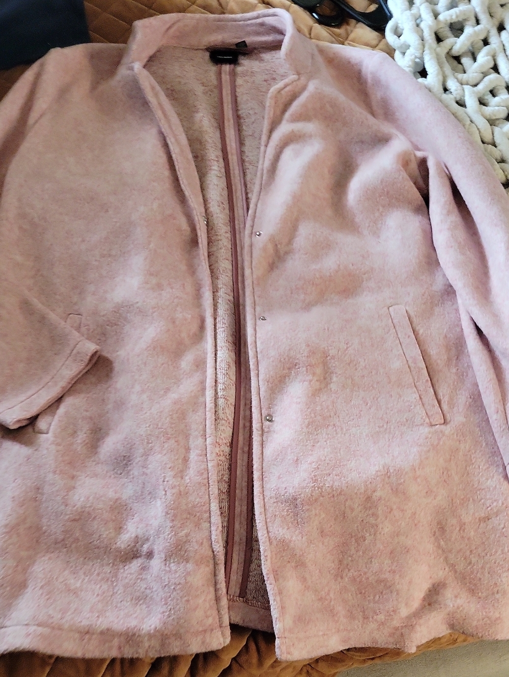 Vero Moda Pale Pink Teddy Jacket